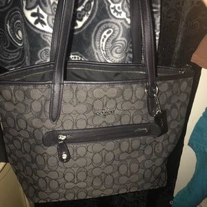 Black coach purse